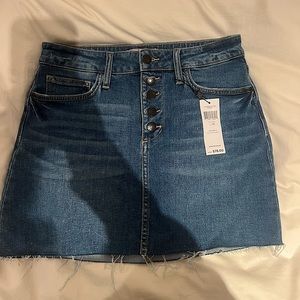 BCBGenerstion Button Up Denim (Jean) Skirt - NWT